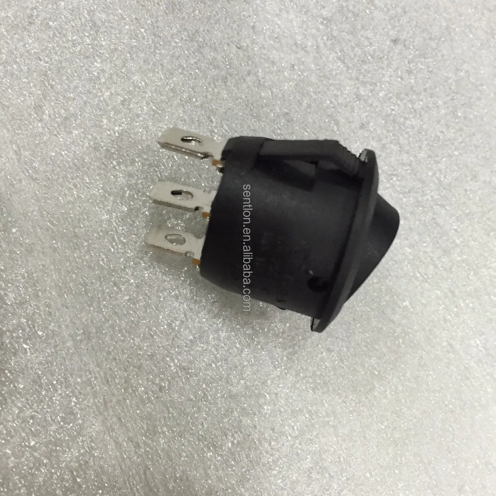 .KCD1-102-5 High quality Universal 3 Pin DPST ON-OFF Round Rocker Switch