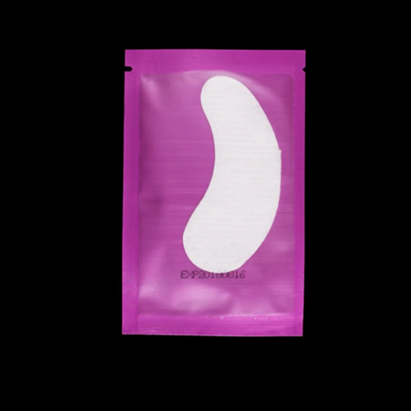 Comfy Curved Shape Lint Free Gel Under Eye Pad Patch For Eyelash Extension