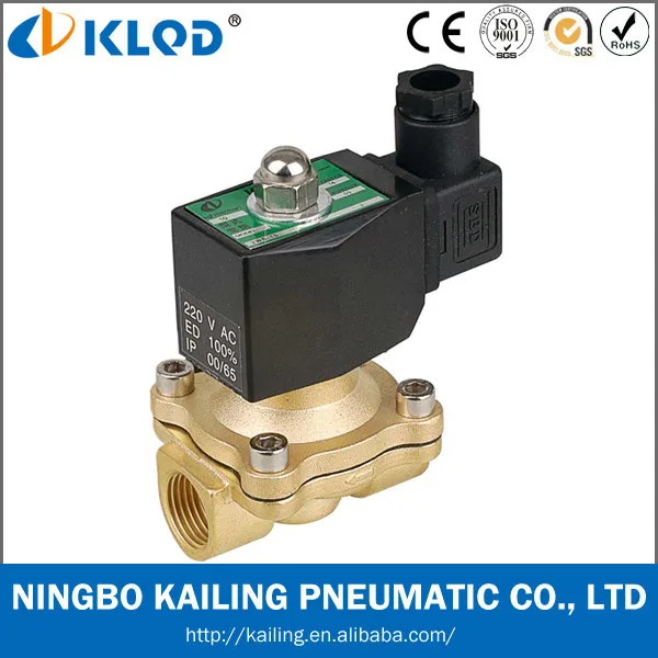2W200-20 direct acting flow water solenoid valve 24vac