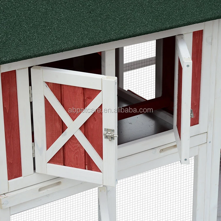 Barn Backyard Chicken Coop With Covered Run