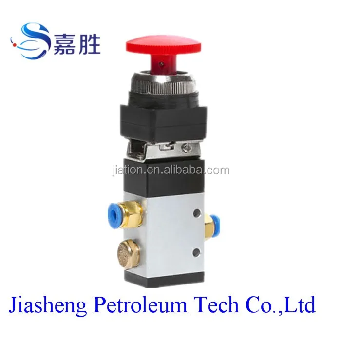 emergency pneumatic shut off switch push button valve