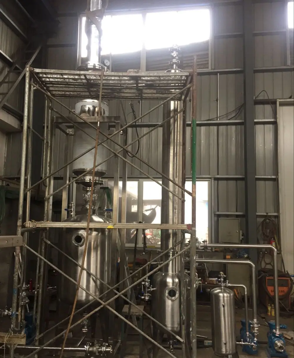 Высокоэффективное масло TFE CBD для удаления антоцианина астаксантина, спиртовое пленочное испаритель