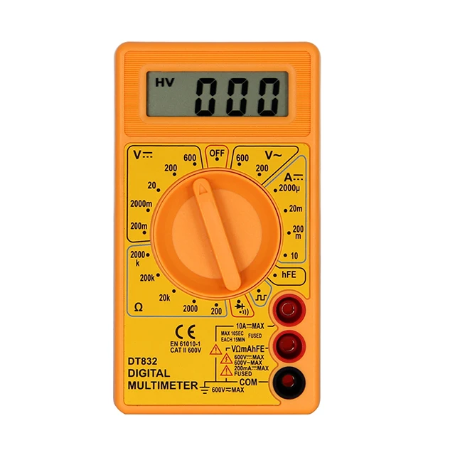 
dt-830d CE digital multimeter with Safety Design DT832 