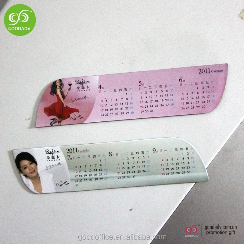 
Magnetic Refrigerator Calendar/Fridge Magnet calendars/Promotional magnetic calendar 