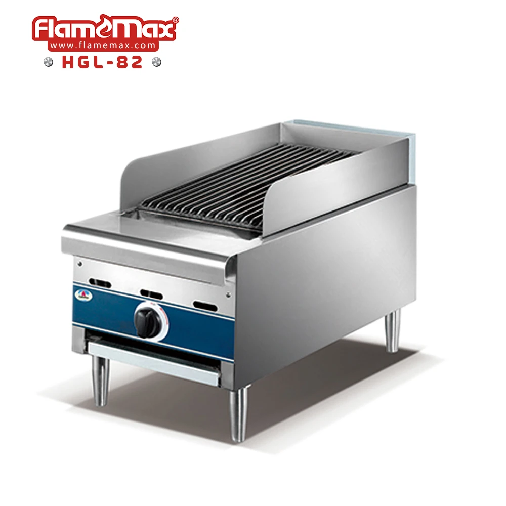 Catering equipment Flamemax gas chargrill with CE standard mark