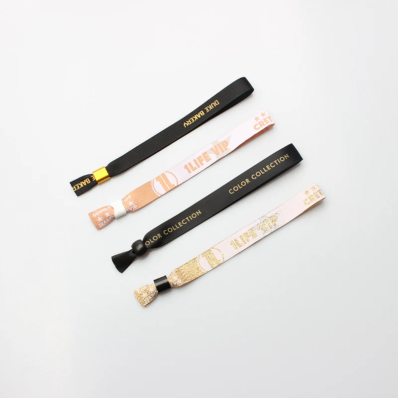 Boy and girl friendship bracelets as giveaway gift items wristband with logo custom