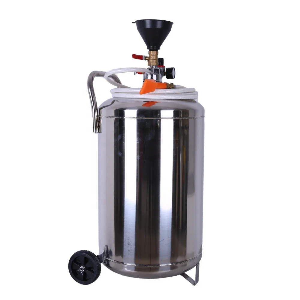 Spray Foaming Bubble Bucket Wash Foam Machine For Car 80L Foam Stainless Steel Car Wash Machine