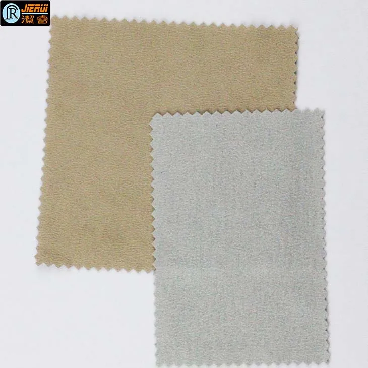 embossed printed chamois/suede microfiber cleaning cloth