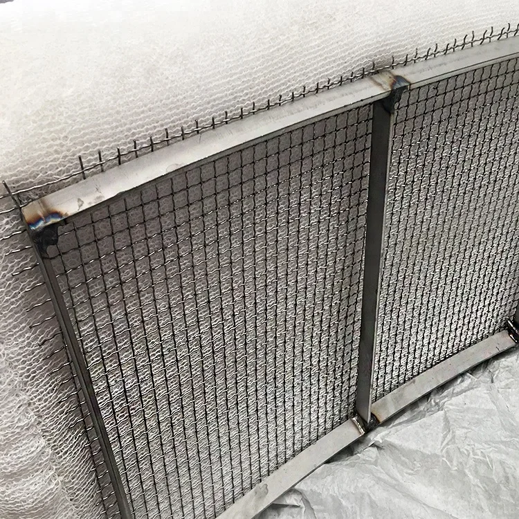 8800mm Plastic PTFE Special Wire Mesh Demister with 2205 Material Support Grid