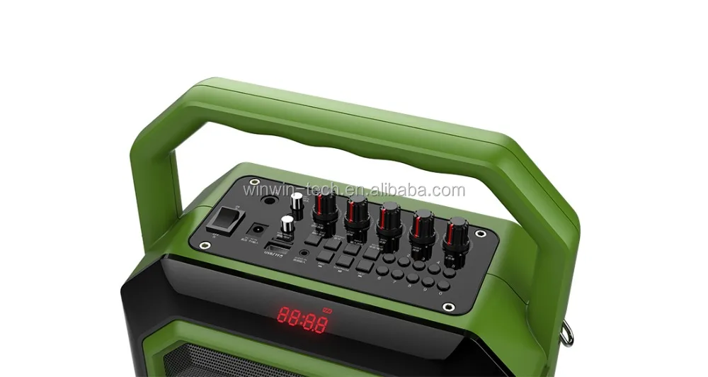 Китай поставщик H2 портативный беспроводной усилитель Bluetooth звук динамик с UHF беспроводной микрофон