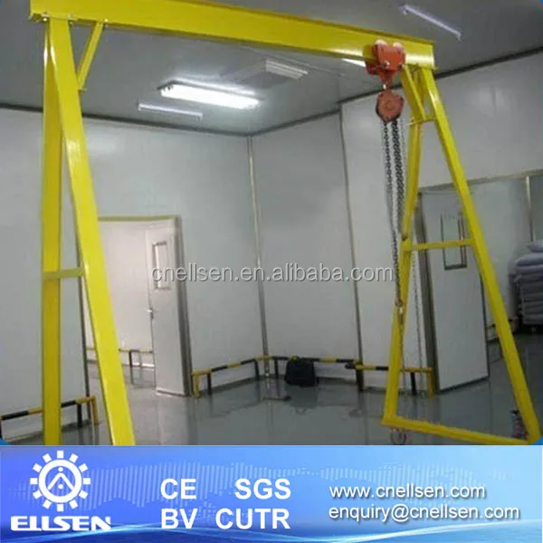 Light duty 3ton portable gantry crane