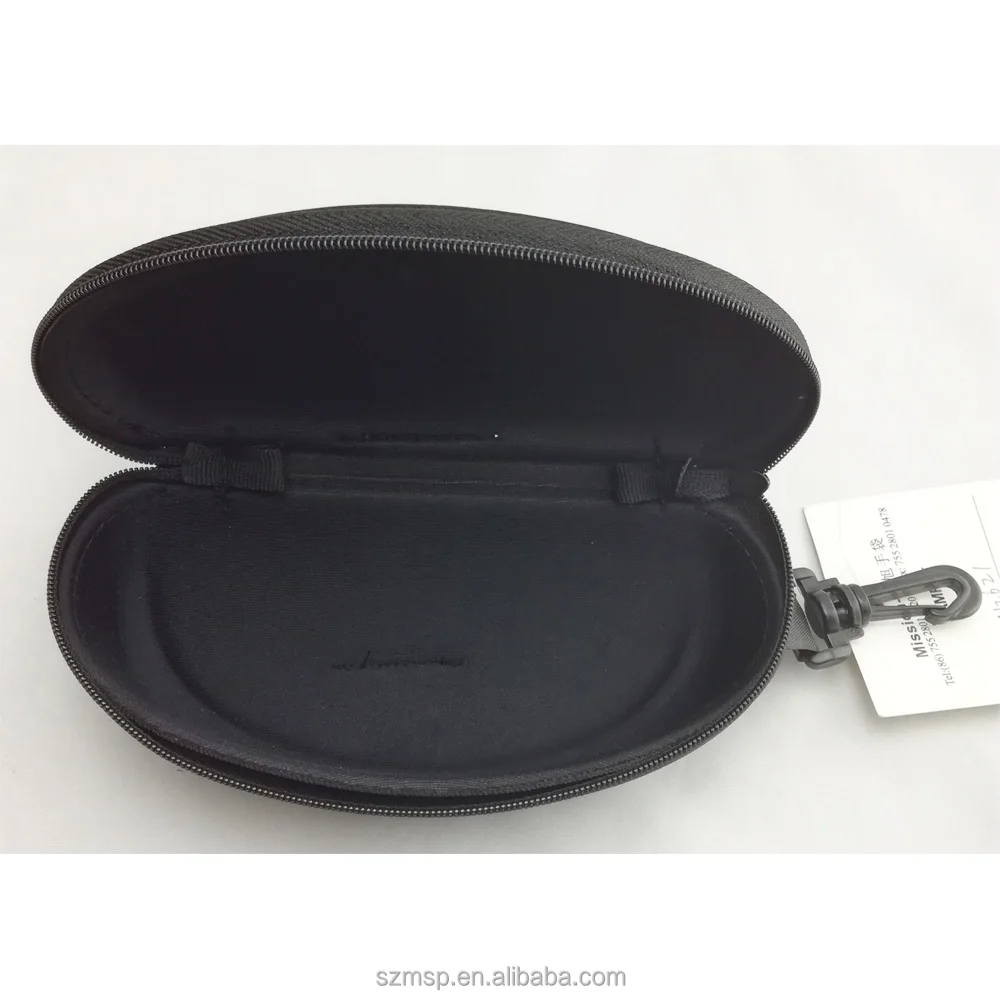 black hard shell sunglasses case, portable  unisex glasses bag,can print your logo