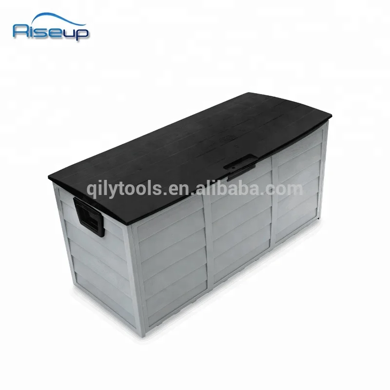 Plastic garden storage box