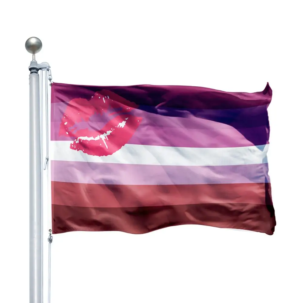 World flags 3x5ft Custom Polyester Gay Pride LGBT Rainbow Flag