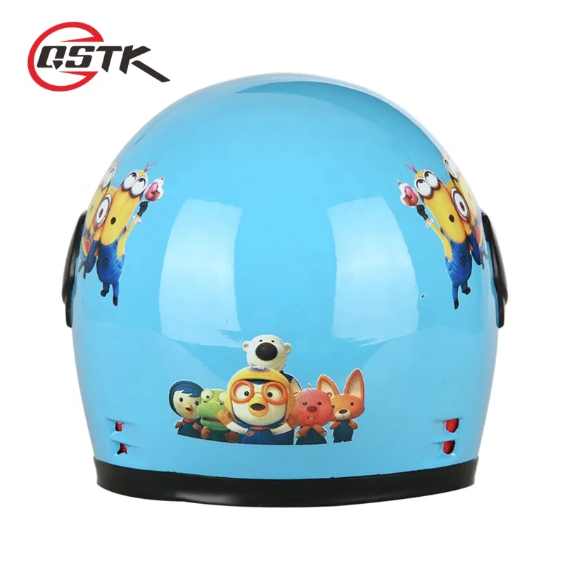 Four Seans Dark Blue Full Face Motorcycle Casque Go kart helmet MTB ATV Motorbike headgear