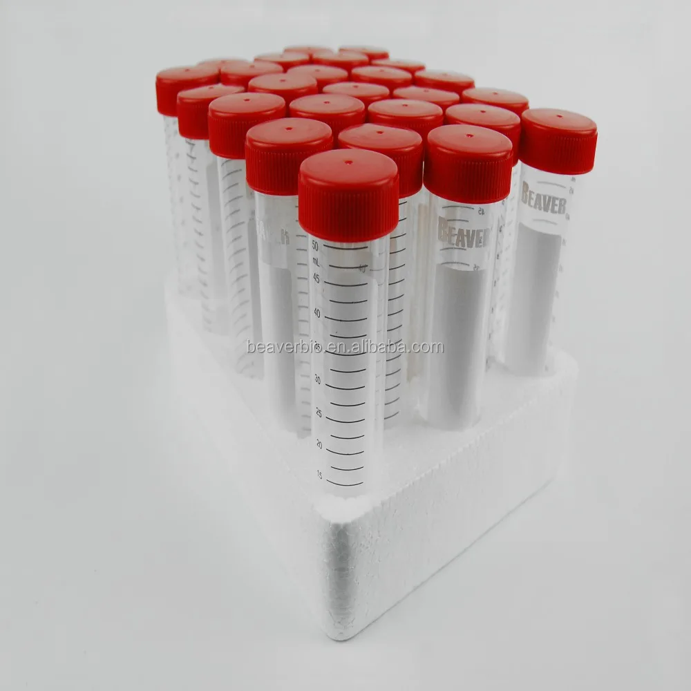 50mL plastic Conical Centrifuge Tube without foam holder for Laboratory Consumables