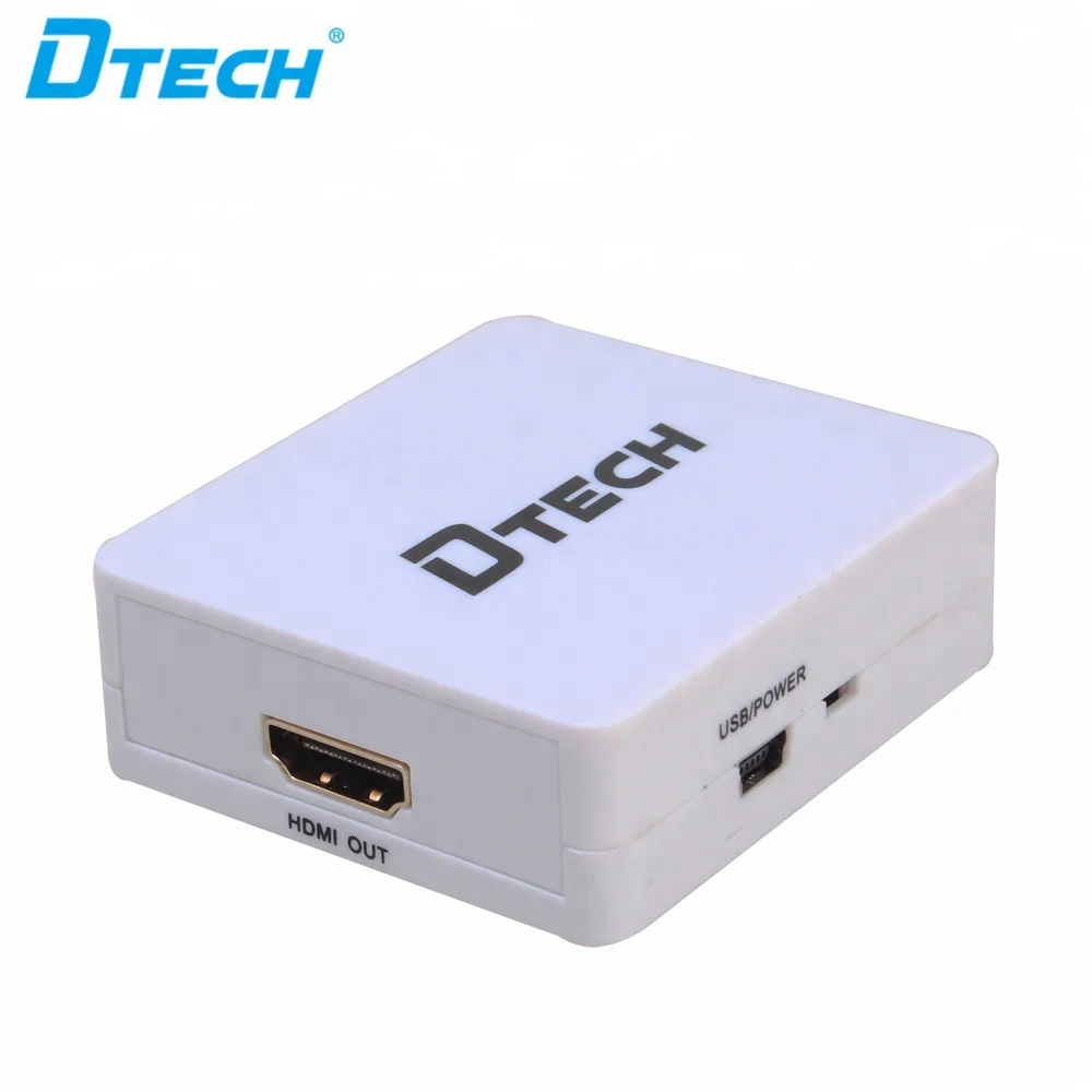 DTECH high frequency HD 1080p  vga to hdmi audio video data converter