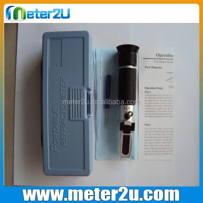 sugar brix refractometer for Fruit Juice Wine Honey Beer (0-90%Brix)