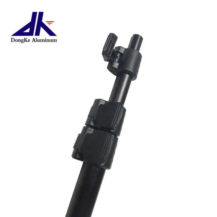 Aluminum telescopic tube for golf training aid