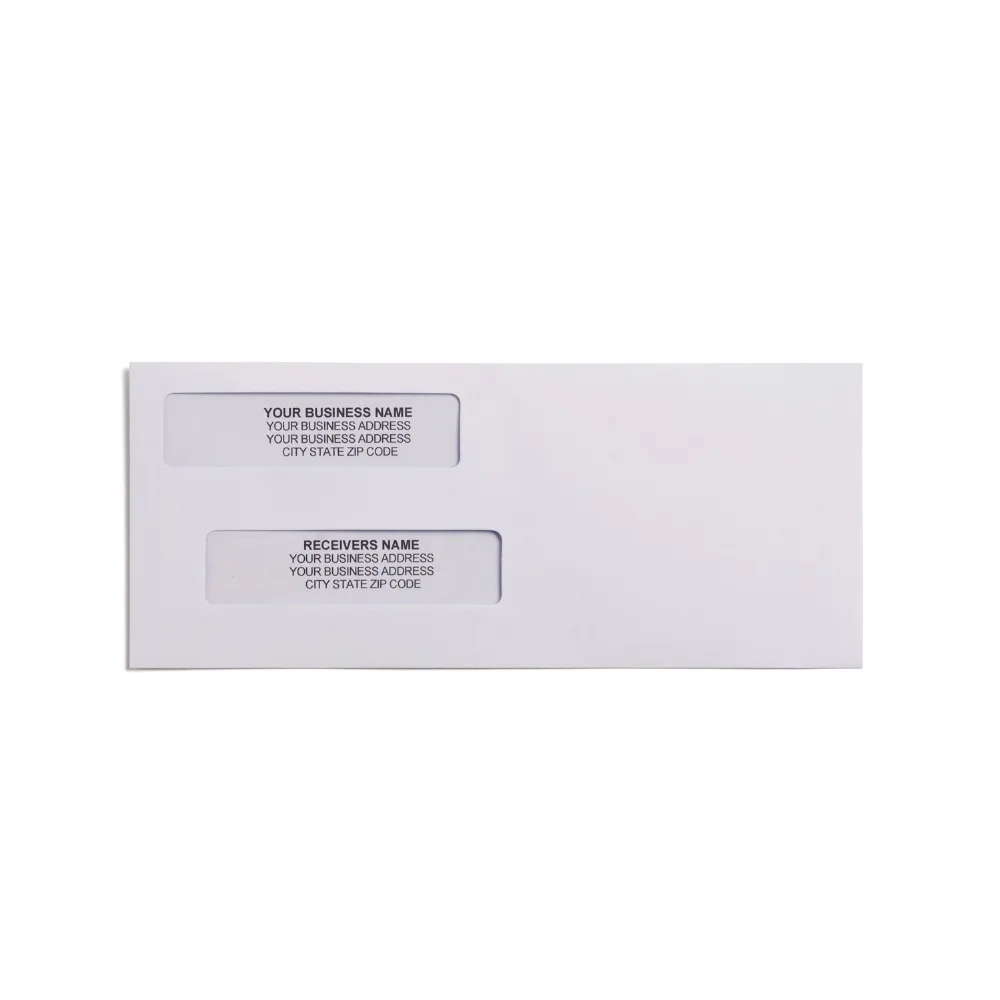 500 #8 SELF SEAL Security Tinted Double Window quickbooks checks Envelopes