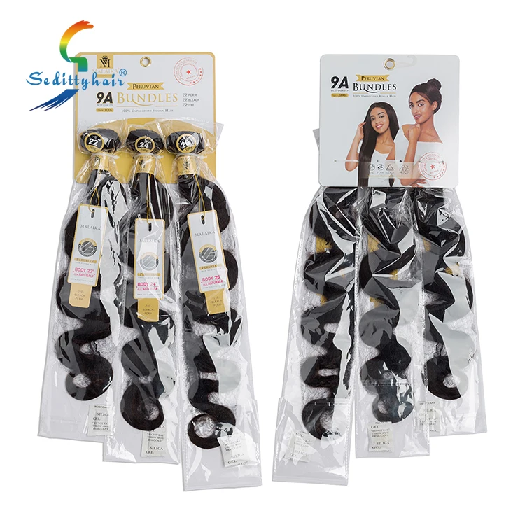 Wholesale Cheap Stock 9A Mink Peruvian human  Hair Bundle