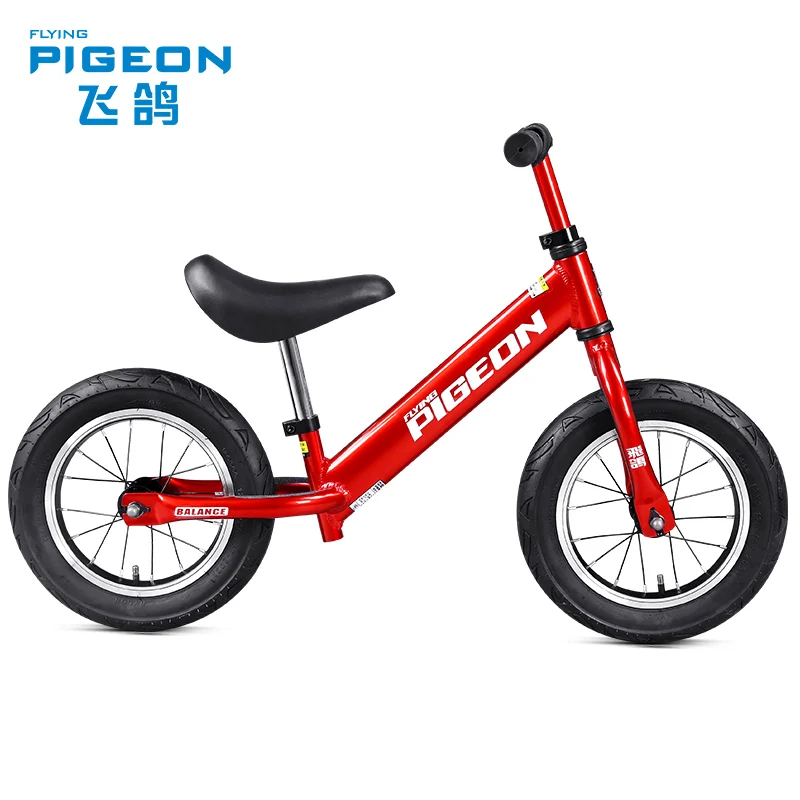 Flying Pigeon 12 inch High Carbon Steel Baby Push Ride on Car Toy Sports Bicycle Cycling Kid Balancing Bike