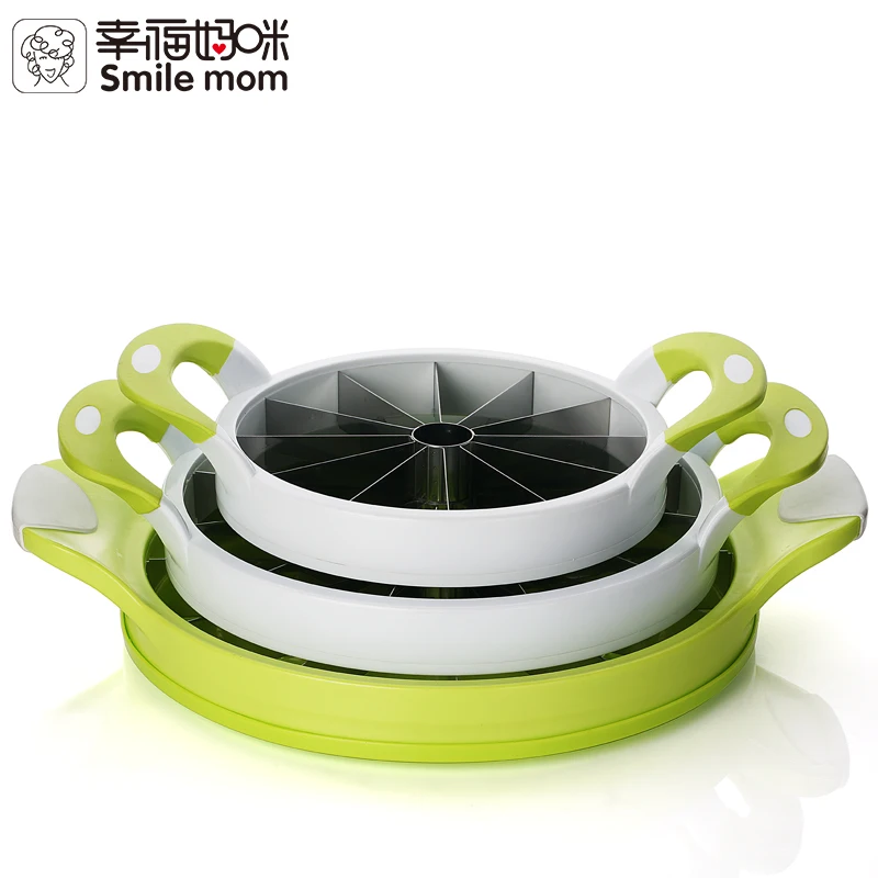 Smile mom Fruit Cutting Tools Water Melon Cut Watermelon Cutter Melon Slicer