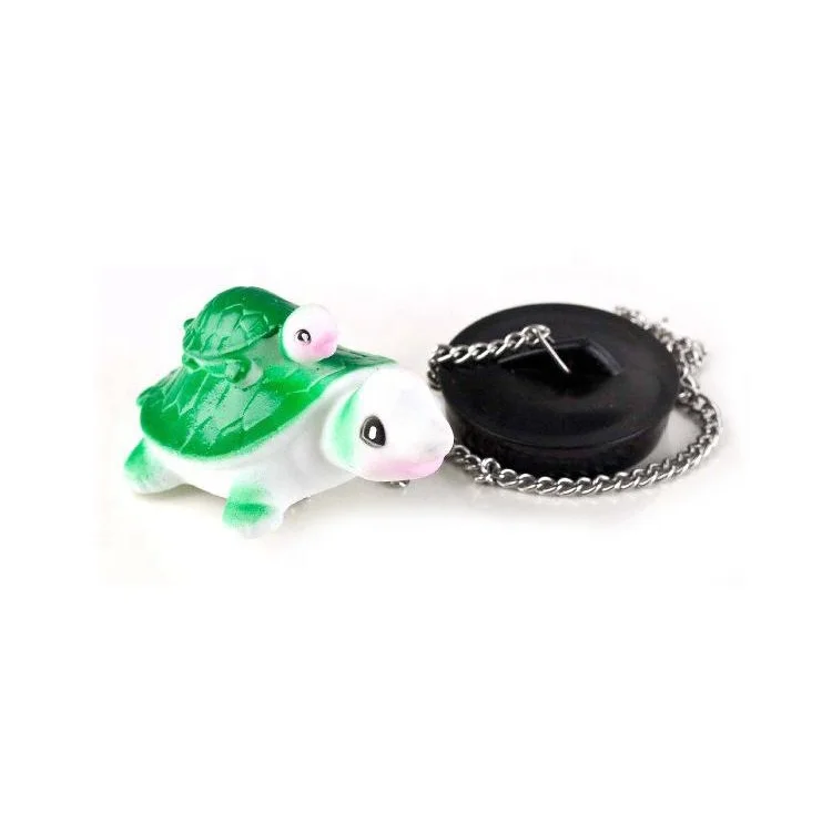 Bathtub Plug Floating Frog Rubber Duck Animal Dophin Floating Duck Bath Plug toy