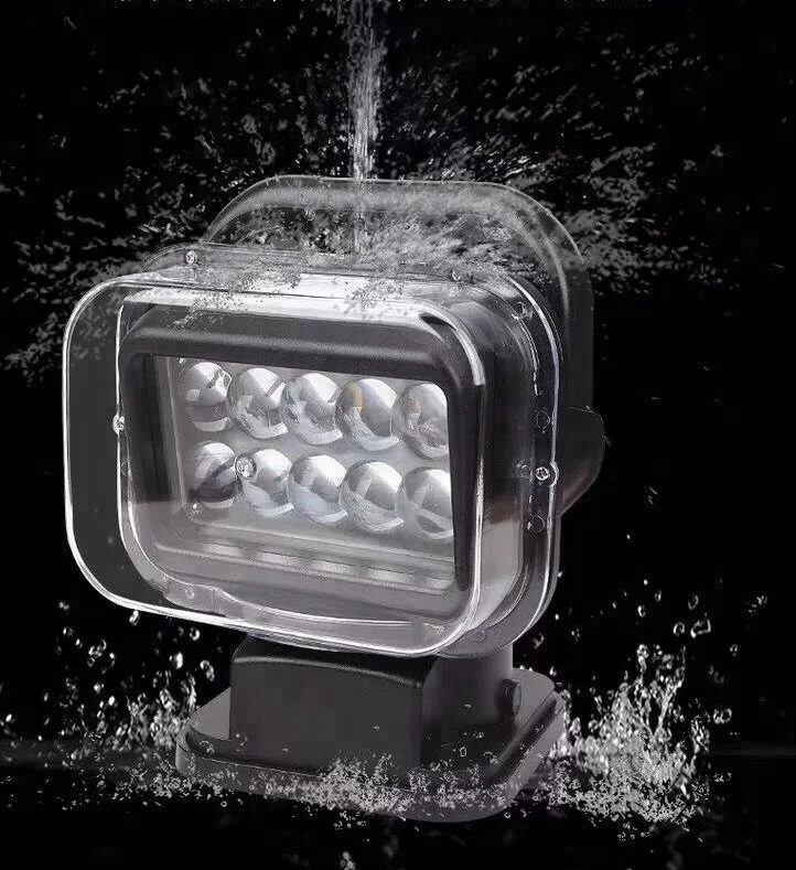 Good quality 7inch 50w magnetic remote control searchlight led car