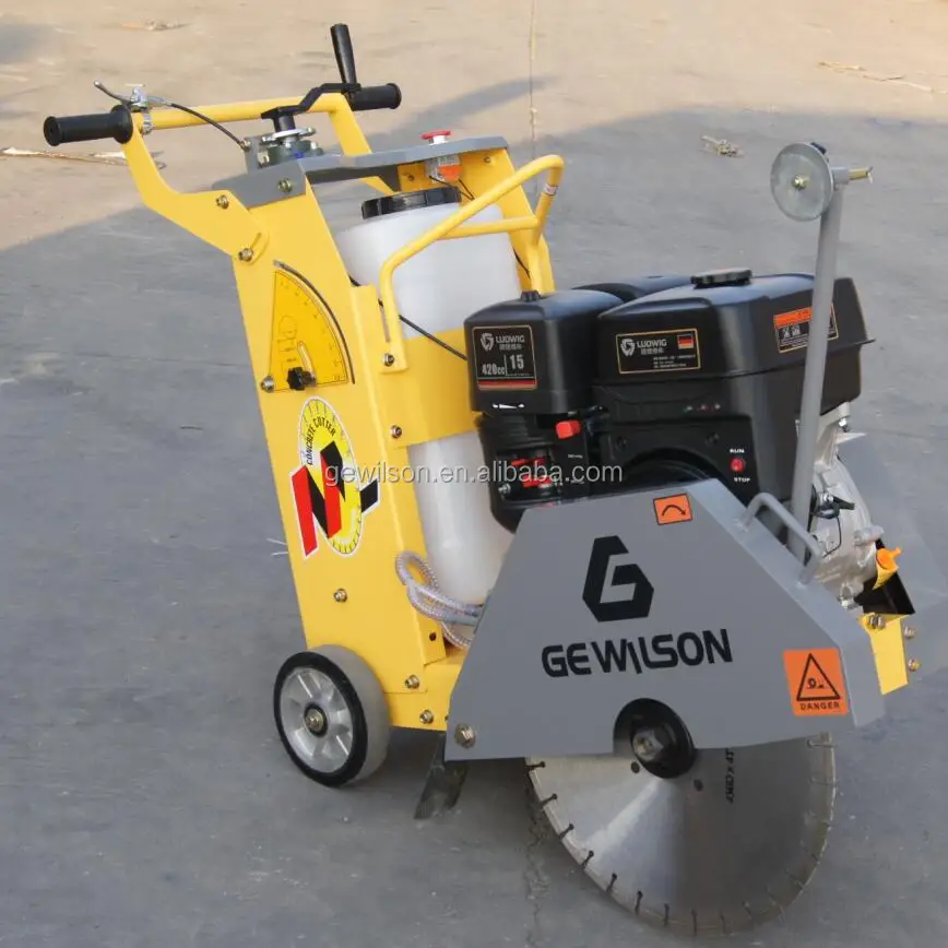 Gasoline Engine Floor Cutting Machines with 400-500 Blade