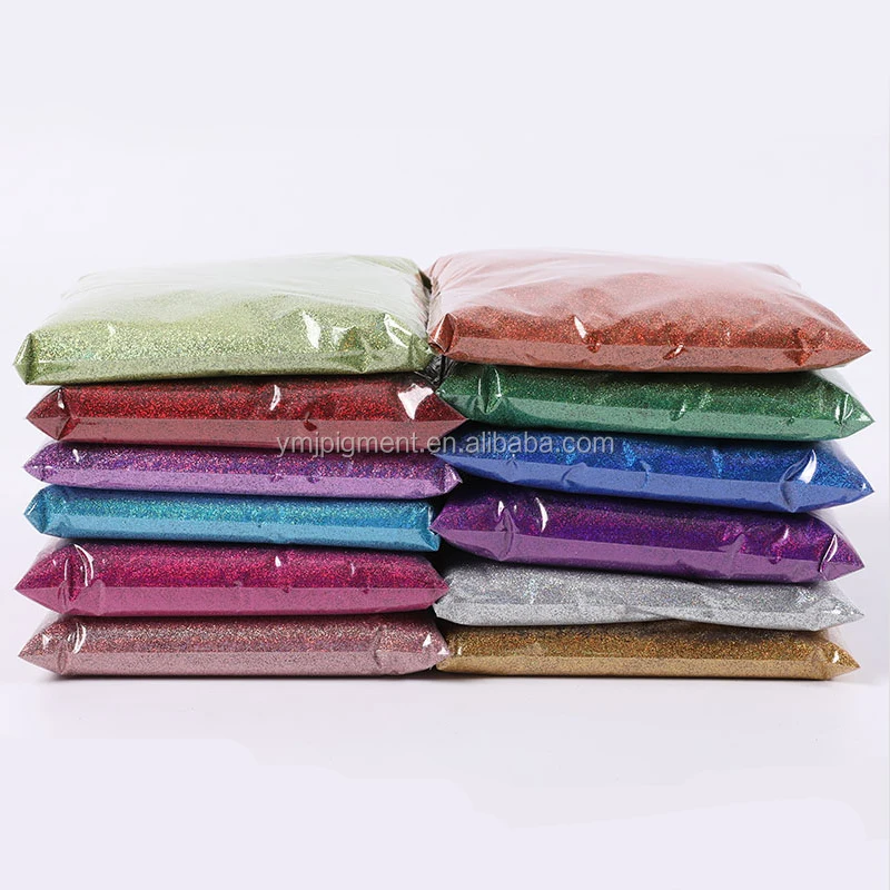 Бесплатные образцы, оптовая продажа, красивый ПЭТ голографический Мерцающий порошок, смола для ногтей, 1 кг, полиэфирный блеск
