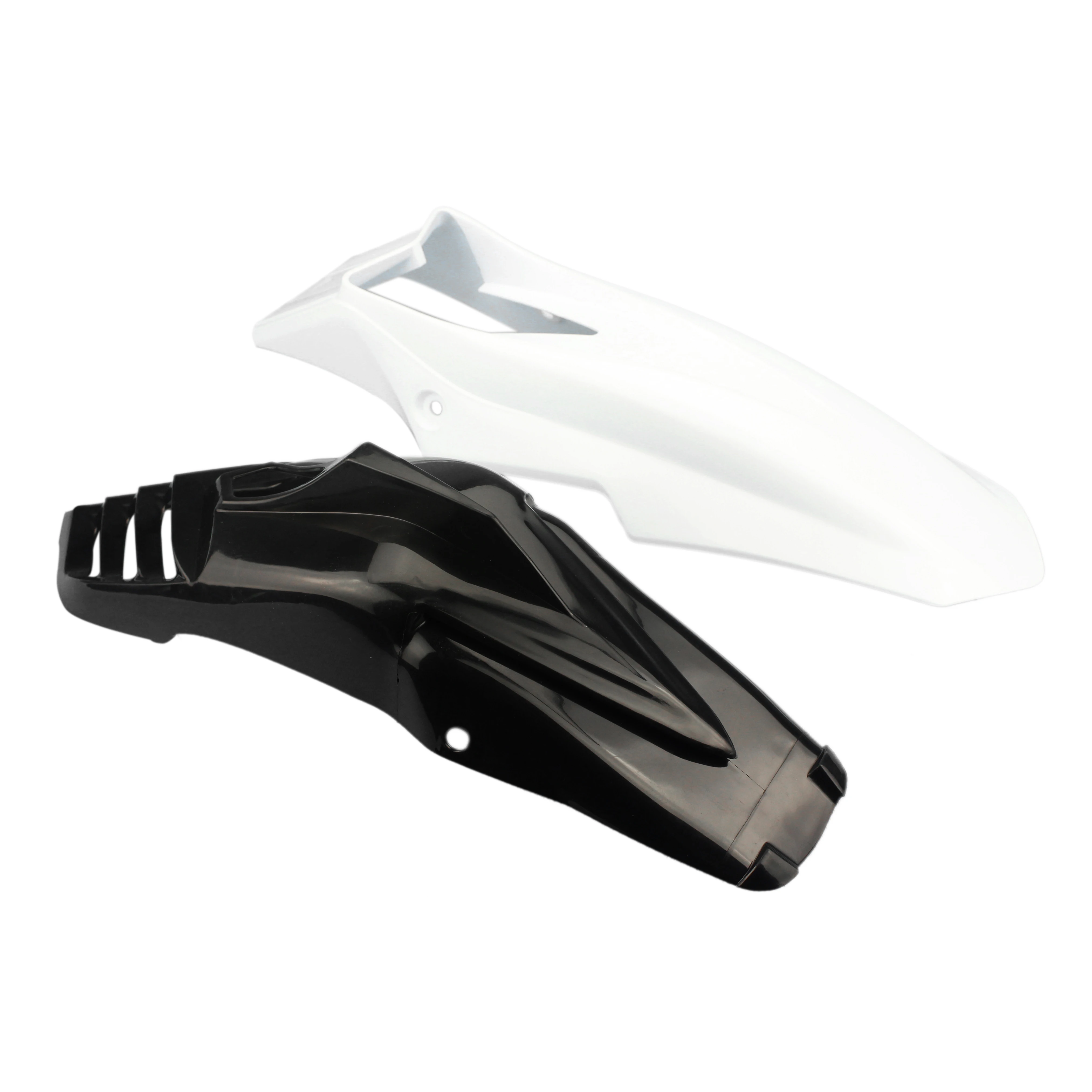 Черно-белое универсальное переднее крыло мотоцикла из АБС-пластика для мотокросса подходит для DRZ KX YZ WR XR CRF RMZ KLX 250
