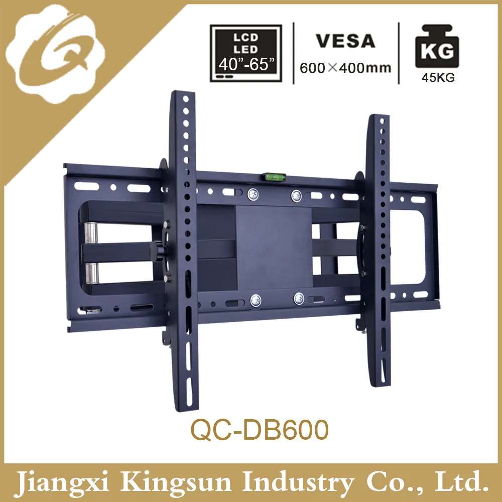 
Double Arm Articulating Cantilever TV Bracket Wall Mount with Tilt- for 40