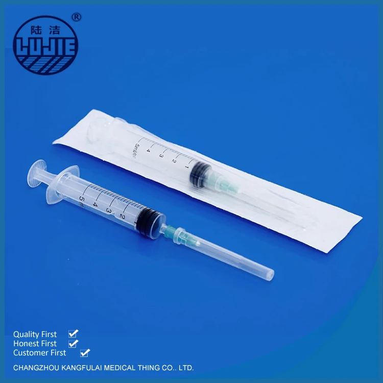 
2Ml Disposable Syringe With Injection Needle,Disposable Syringe Of China 