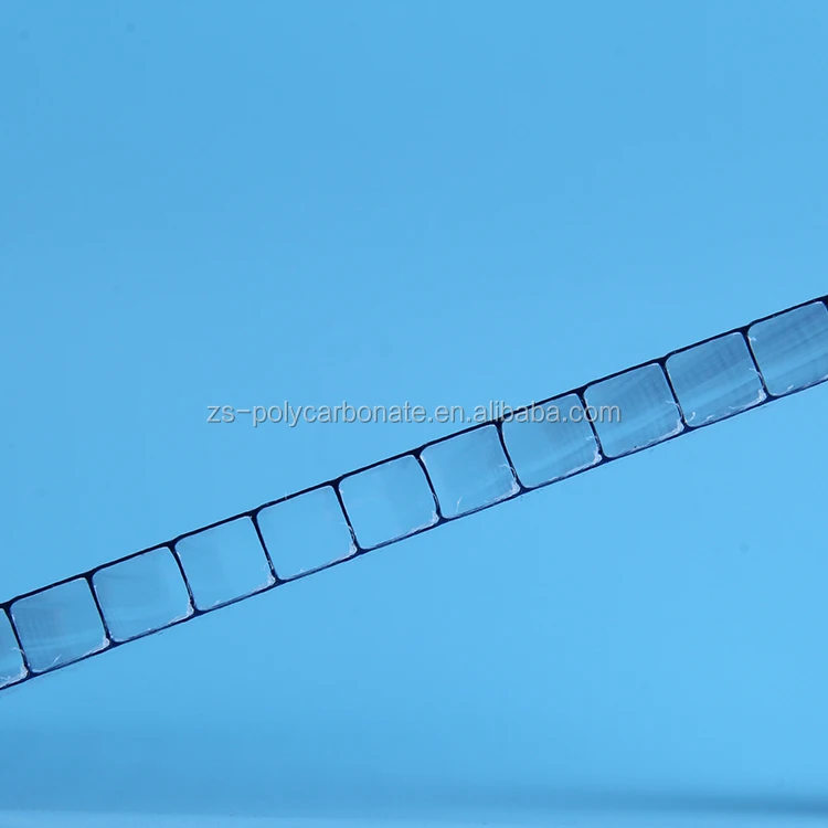 4mm 6mm 8mm 10mm Twin wall polycarbonate panel for greenhouse