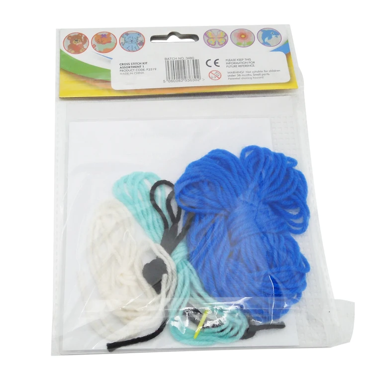 Hot Sale Promotional Craft Set Children DIY Set Cross Stitch Kit