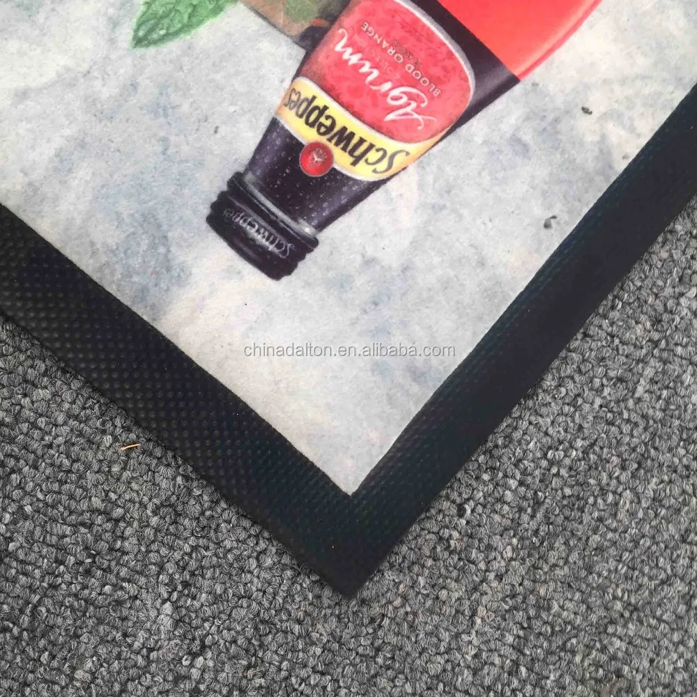 Барная дорожка для сублимационной печати белые пустые барные пивные коврики