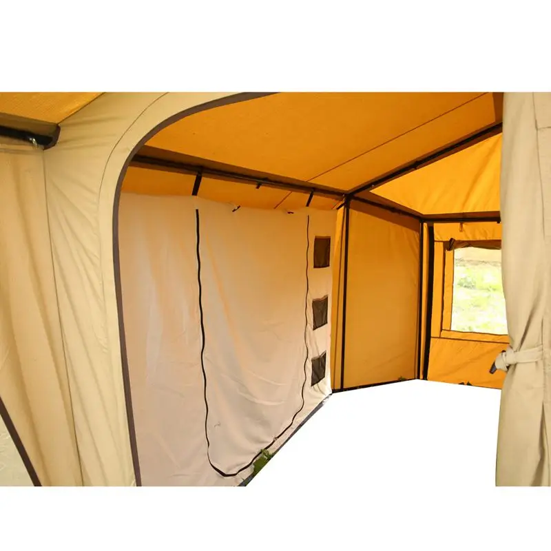 Heavy Duty Safari Cotton Bell Tent Four Season Waterproof Tent For Camping