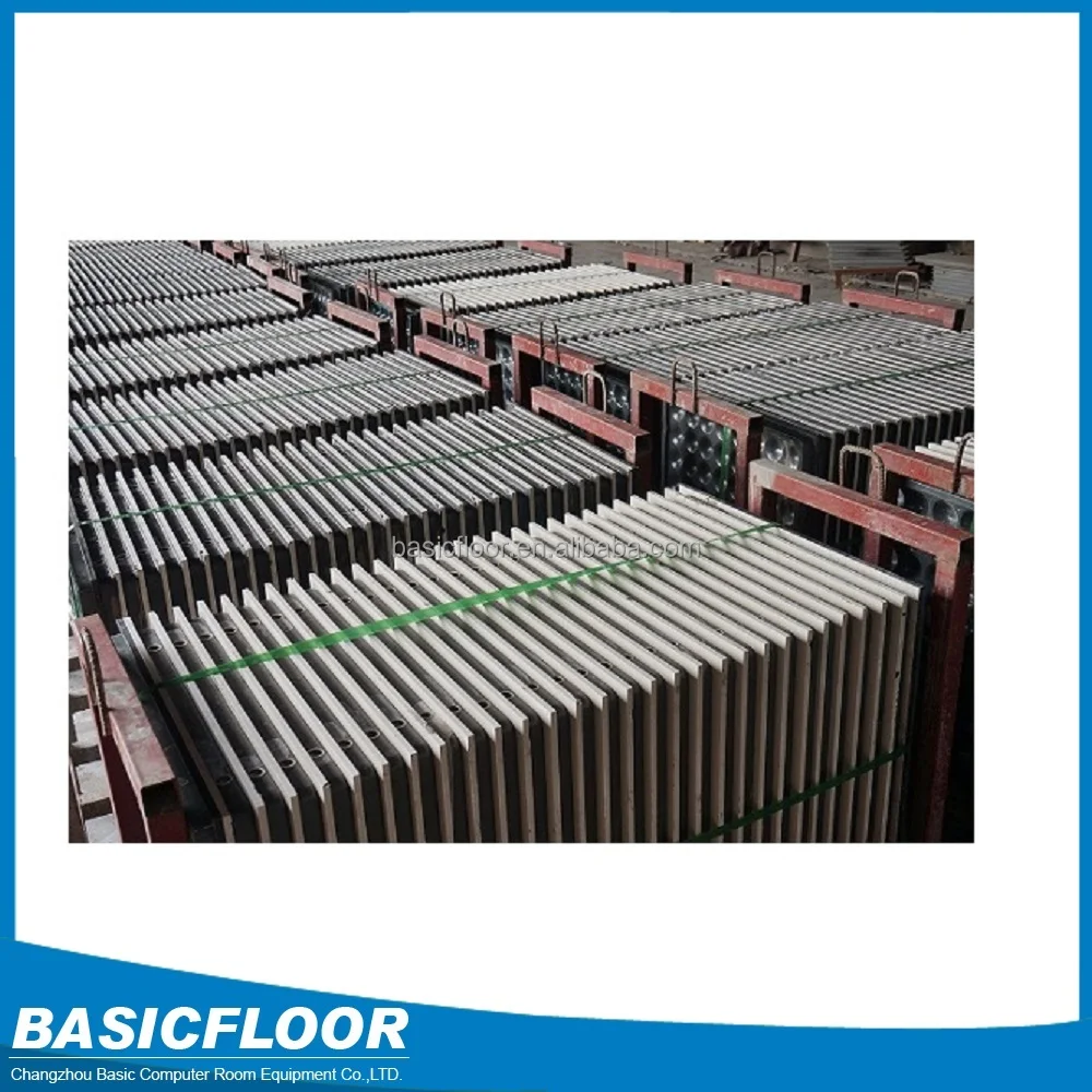 Cheap wholesale anti static data center ceramic covering steel raised floor