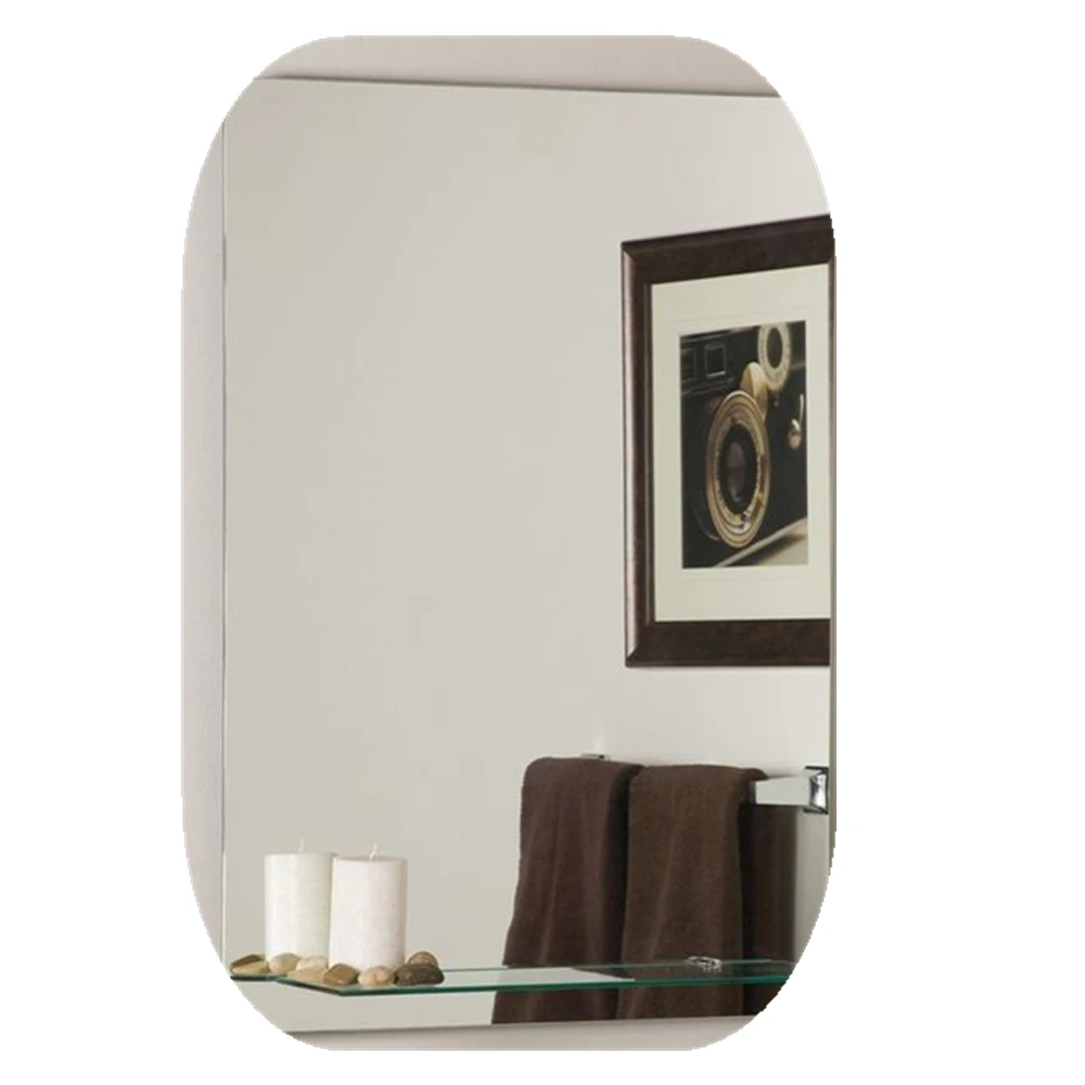 Украшение в помещении твердый зеркальный лист серебряного цвета с Поплавковым стеклом