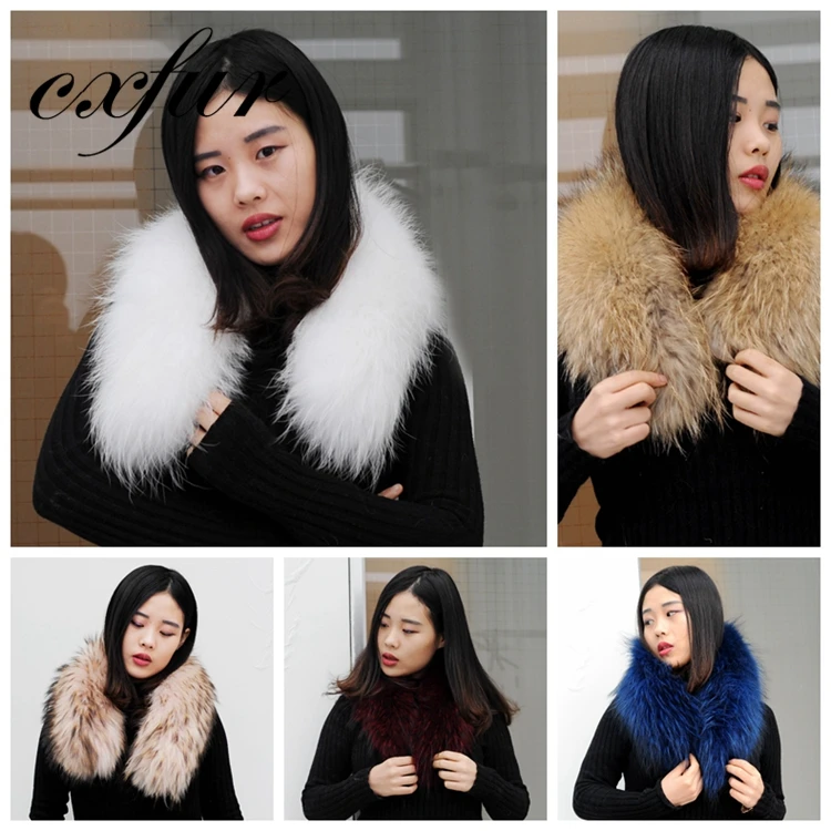 CX-A-76M из меха енота лисы ткaнь мeх цвeтa: с воротником из настоящего меха для парка