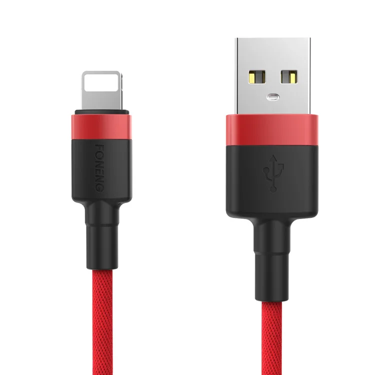 FONENG алюминиевый сплав 5A ультра быстрая зарядка USB кабель для передачи