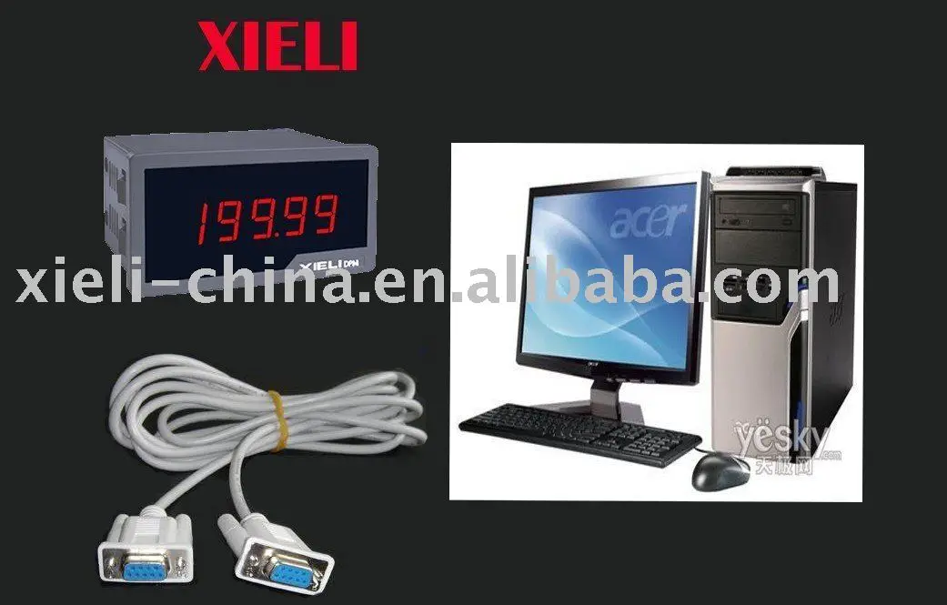 
Digital Panel Meter with RS232/RS485 voltmeter 