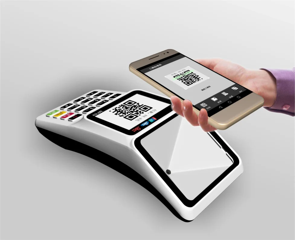  2D сканер штрих-кода NFC терминал сканирования и отображения