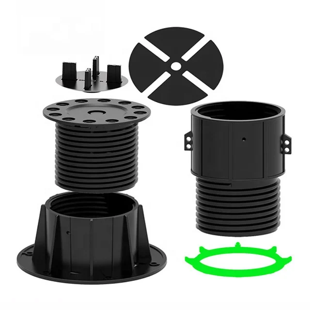 Adjustable Plastic Raised Floor Support Pedestal