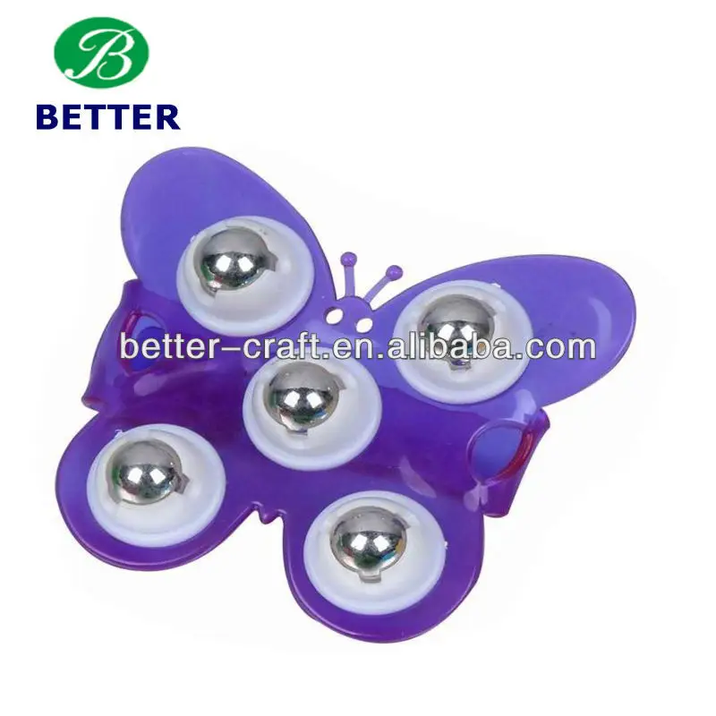 plastic butterfly rolling balls massager beads massager