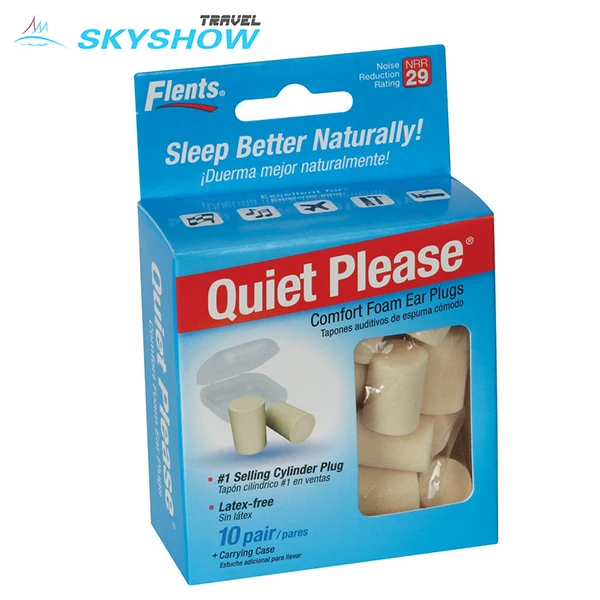 
Ce Certification Hearing Protection Pu Foam Noise Cancelling Ear Plugs Box Noise Reduce Earplug 