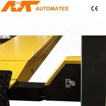 4 Post Car Lift 5/5.5 tons hydraulic cylinder Auto Lift home garage workshop hoist Ultimate Jack with ramp