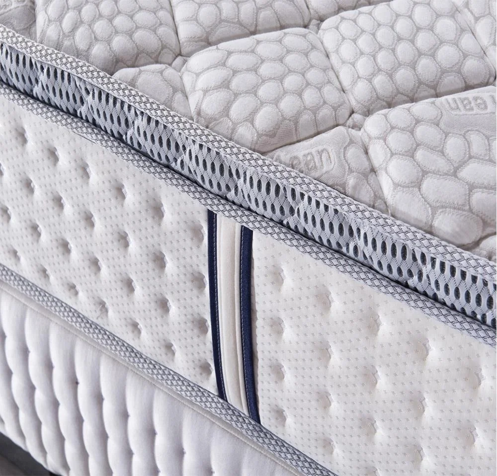 Hotel specific use sleep well water proof knitted fabric pocket spring mattress