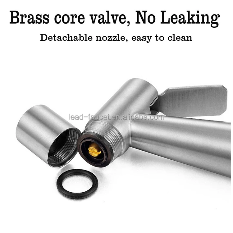 304 Stainless Steel Bidet Sprayer And Diaper Sprayer For Bath Toilet